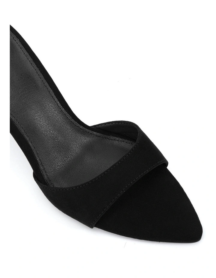 Ziv Heel in Black Suede image 4