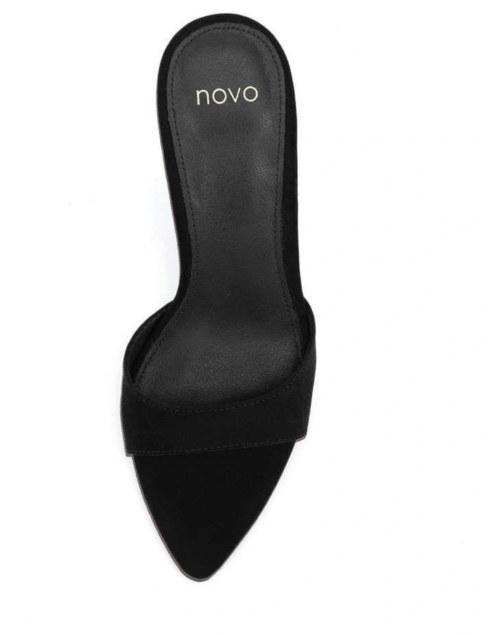 Ziv Heel in Black Suede image 5
