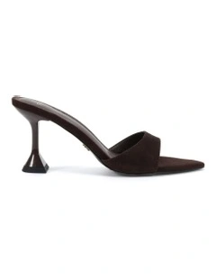 Ziv Heel in Espresso Suede