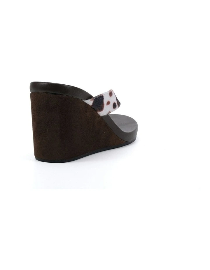 Baci Wedges in Animal Print image 3