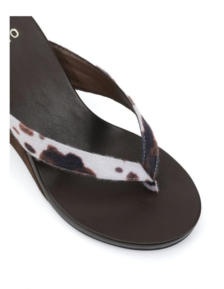 Baci Wedges in Animal Print image 4