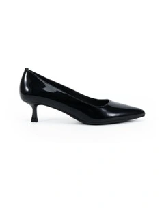 Inessa Court Heels in Black Patent