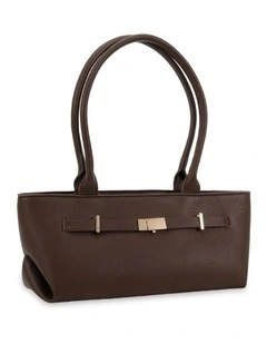 Albie Shoulder Bag in Milk Chocolate