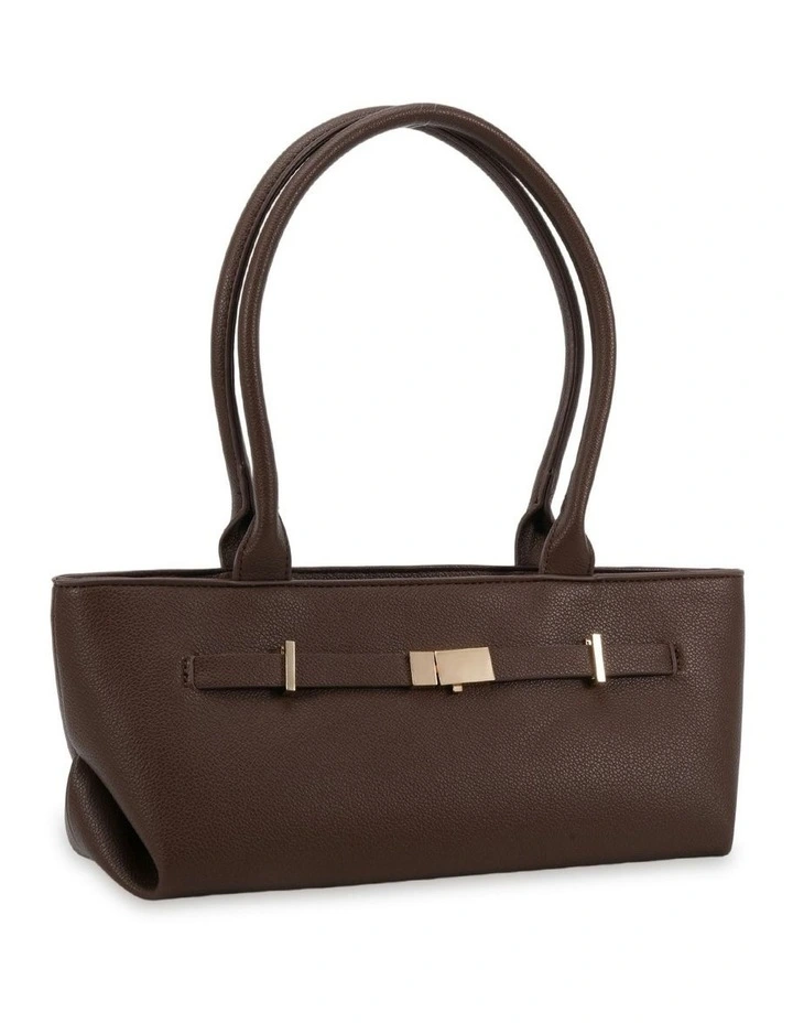 Albie Shoulder Bag in Milk Chocolate image 1