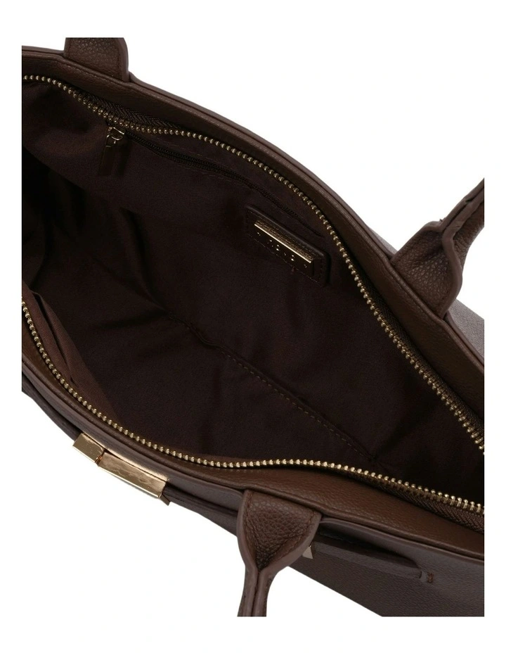 Albie Shoulder Bag in Milk Chocolate image 3