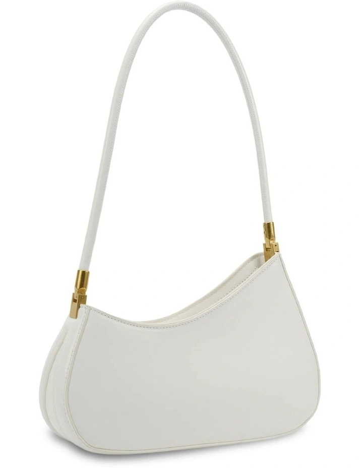 Aveline Shoulder Bag in White image 2