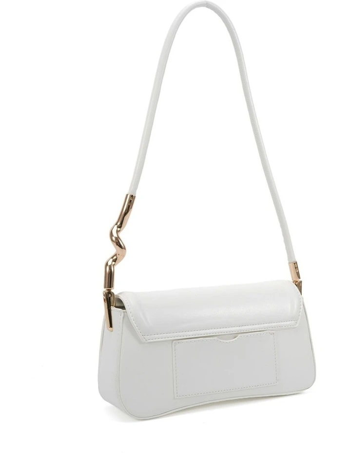 Ayra Shoulder Bag in White image 2