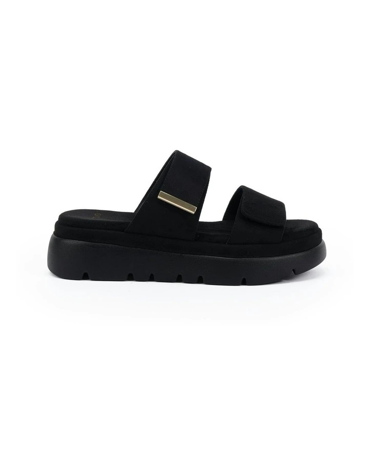 Bonita Wedges Suede in Black image 1