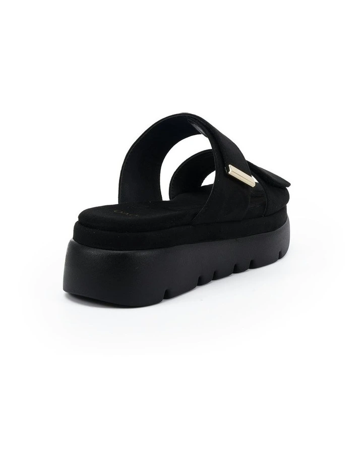 Bonita Wedges Suede in Black image 3