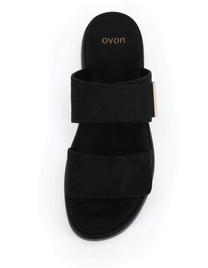 Bonita Wedges Suede in Black image 5