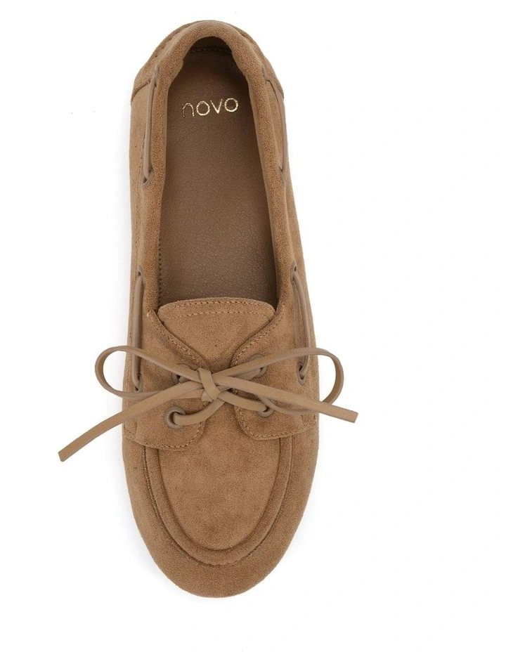 Carmelito Loafers Biscoff Suede in Beige image 5