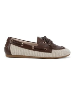Carmelito Linen Loafers in Beige