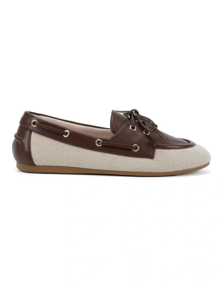 Carmelito Linen Loafers in Beige image 1