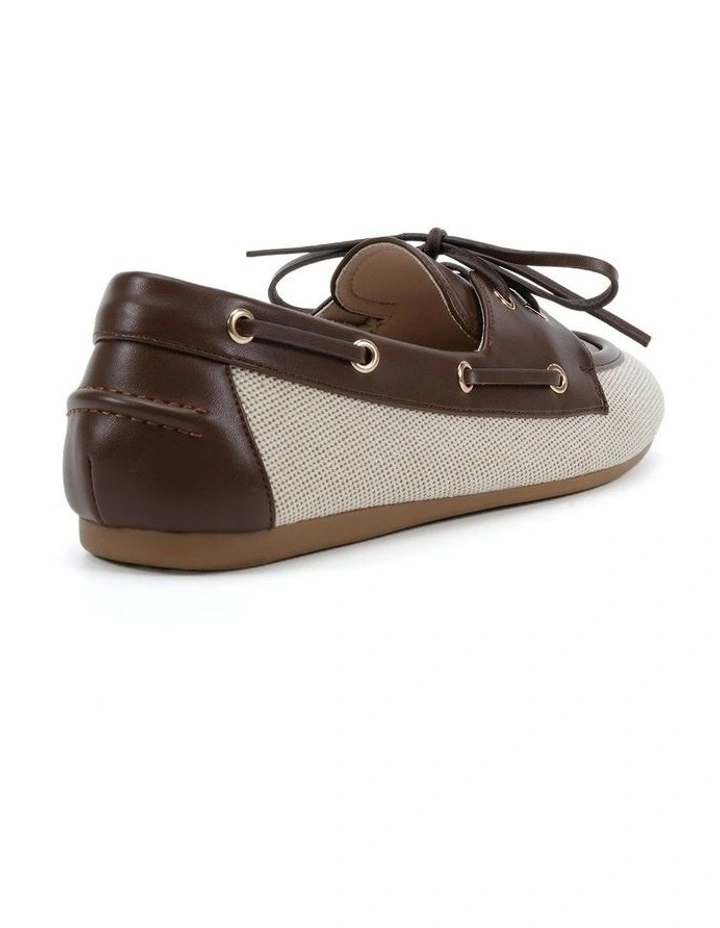 Carmelito Linen Loafers in Beige image 3