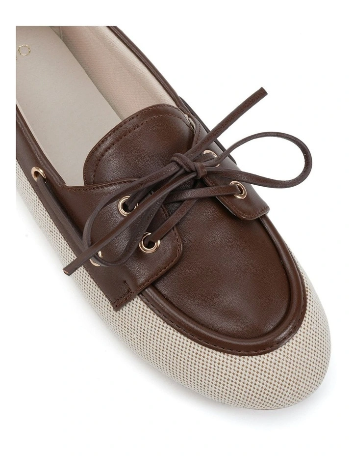 Carmelito Linen Loafers in Beige image 4