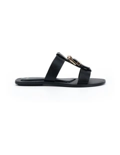 Saniyah Slides in Black