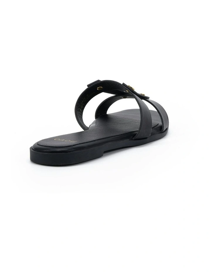 Shay Slides Sandal In Black image 3