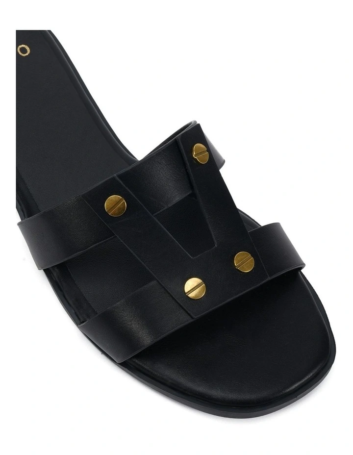 Shay Slides Sandal In Black image 4