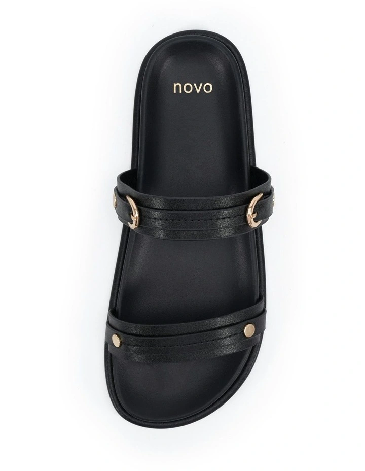 Soraya Sandals in Black image 5