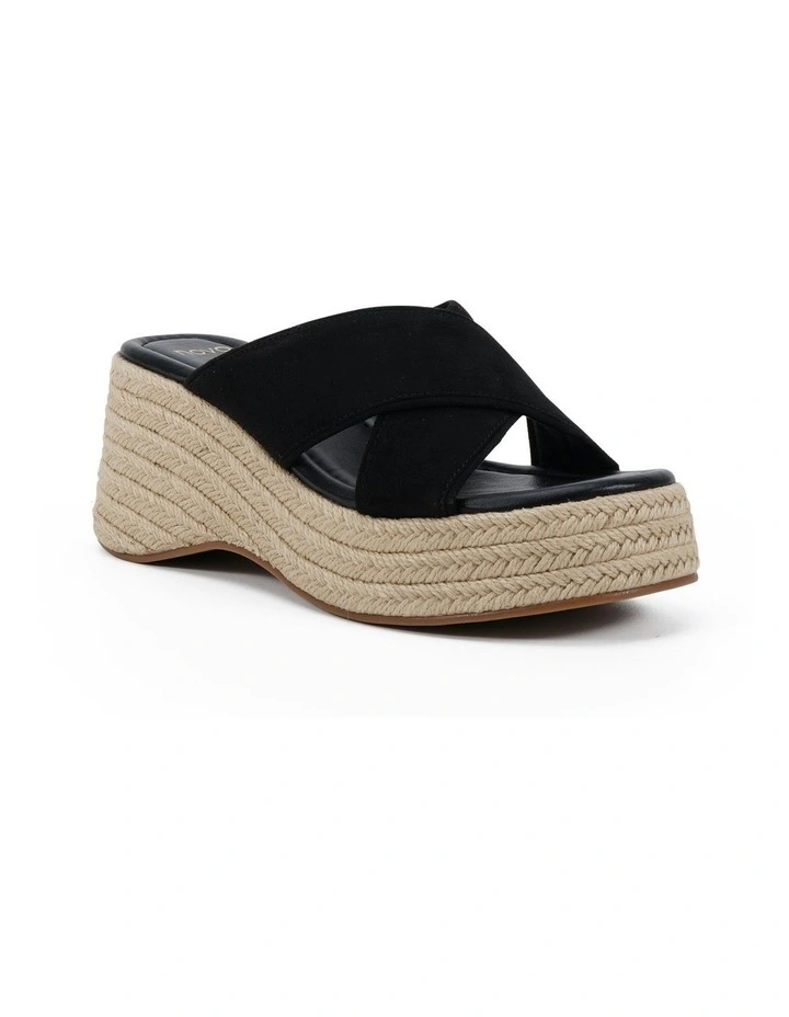 Winola Wedges in Black Suede image 2