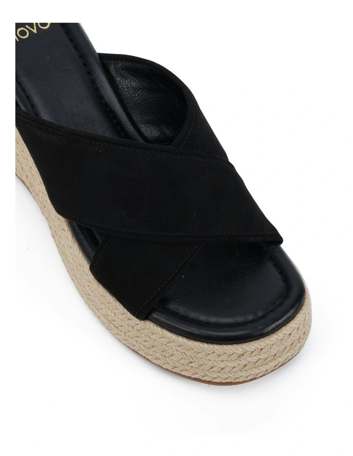 Winola Wedges in Black Suede image 4