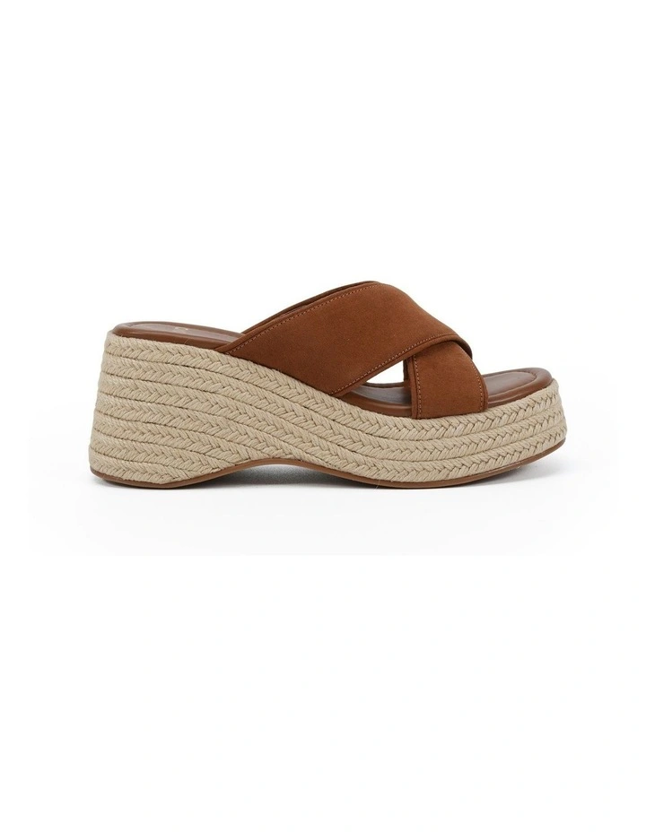 Winola Wedges in Tan Suede image 1