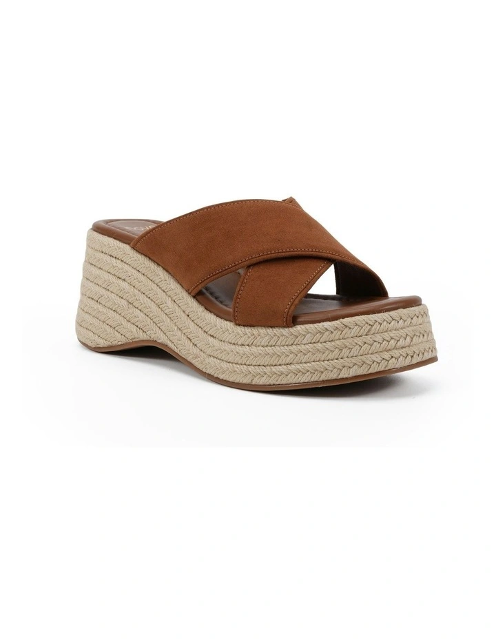 Winola Wedges in Tan Suede image 2