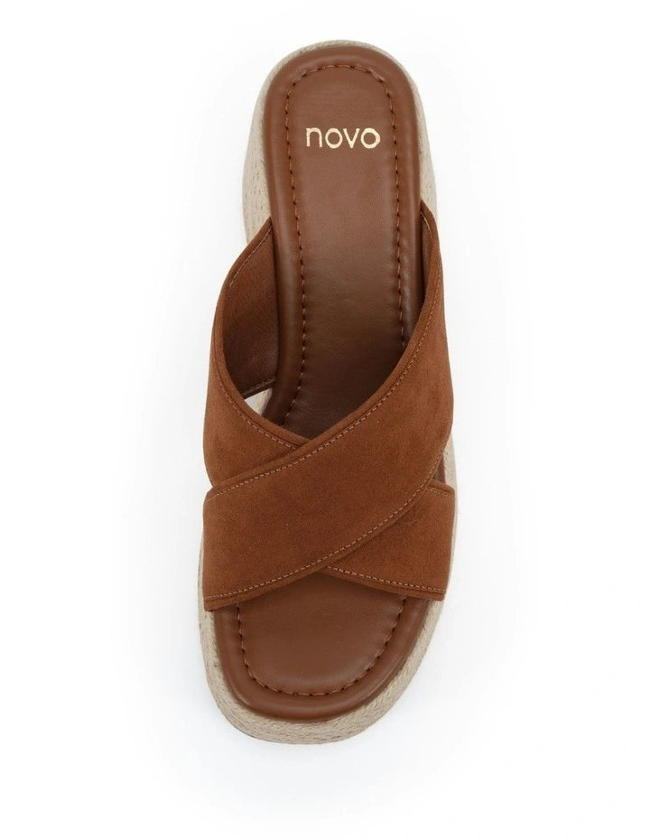 Winola Wedges in Tan Suede image 5