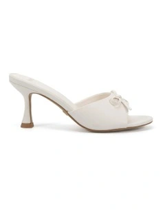 Fia Mule Heels in White