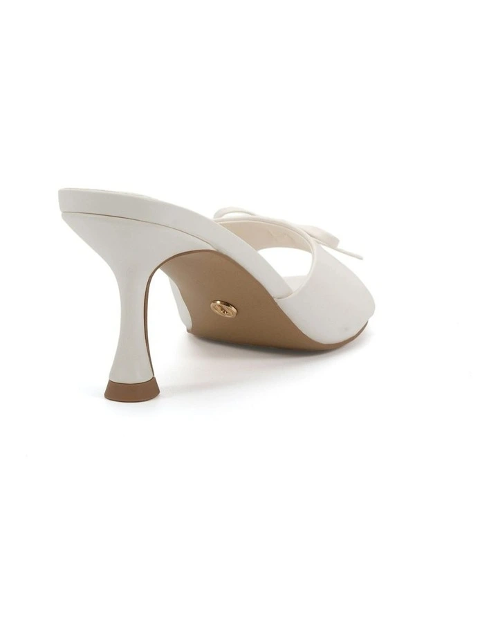 Fia Mule Heels in White image 3