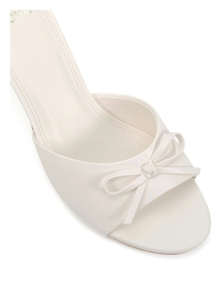 Fia Mule Heels in White image 4