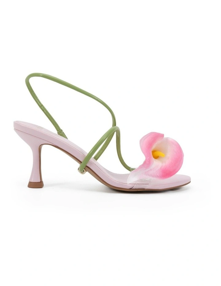 Florentina Open Toe Heels in Fairy Floss image 1