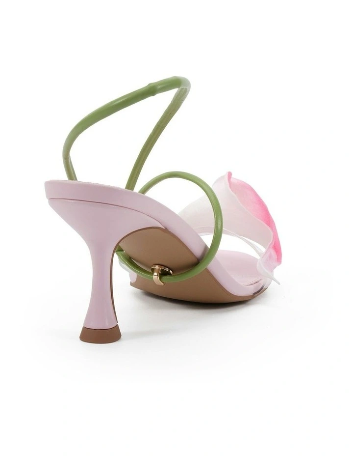 Florentina Open Toe Heels in Fairy Floss image 2