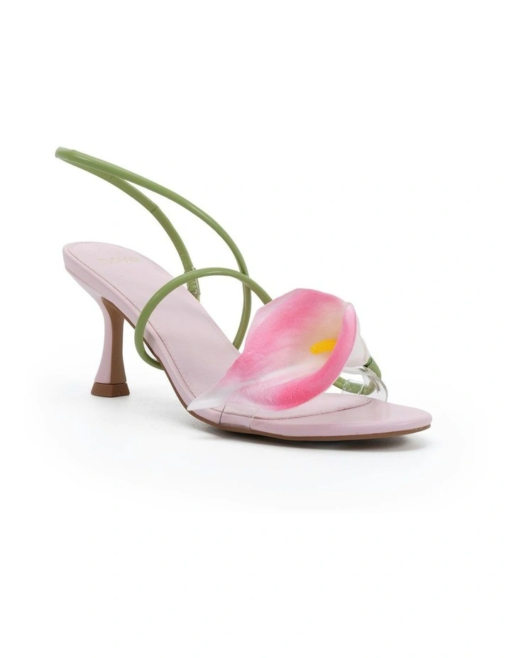Florentina Open Toe Heels in Fairy Floss image 3