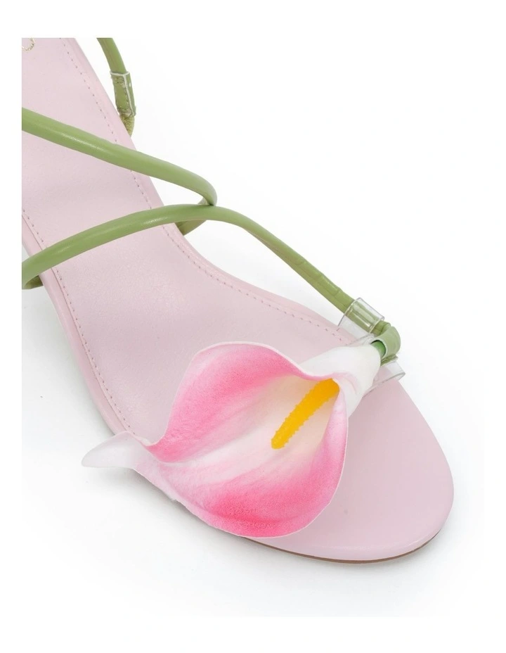 Florentina Open Toe Heels in Fairy Floss image 4