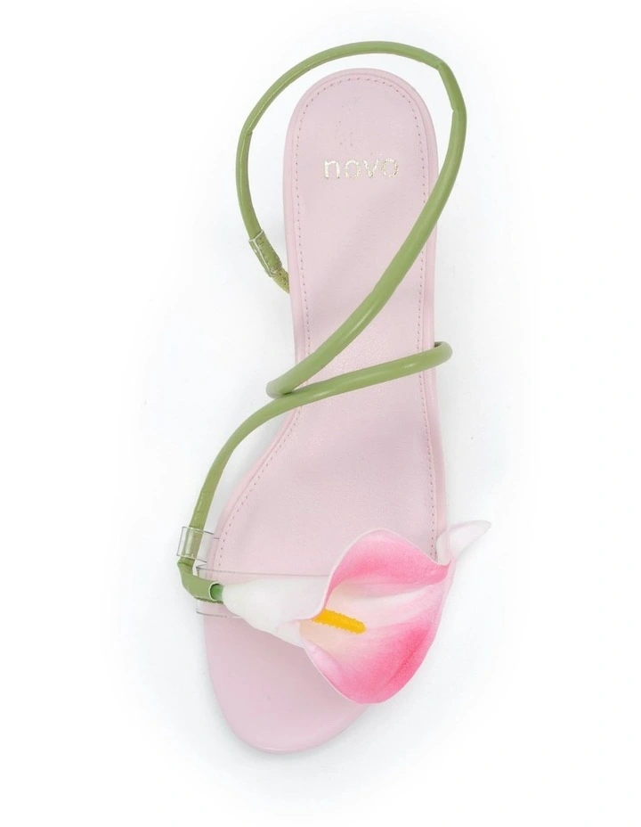 Florentina Open Toe Heels in Fairy Floss image 5