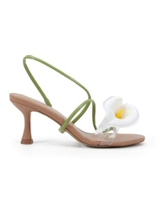 Florentina Open Toe Heels in Multicolour