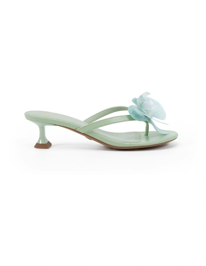 Lovesick Open Toe Heels in Matcha image 1