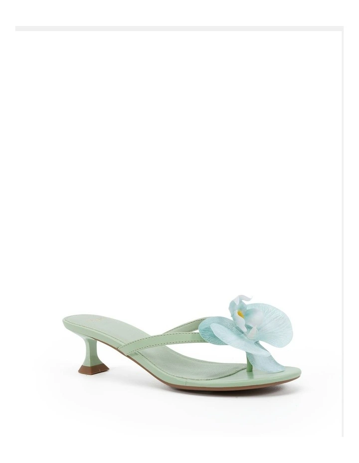 Lovesick Open Toe Heels in Matcha image 4