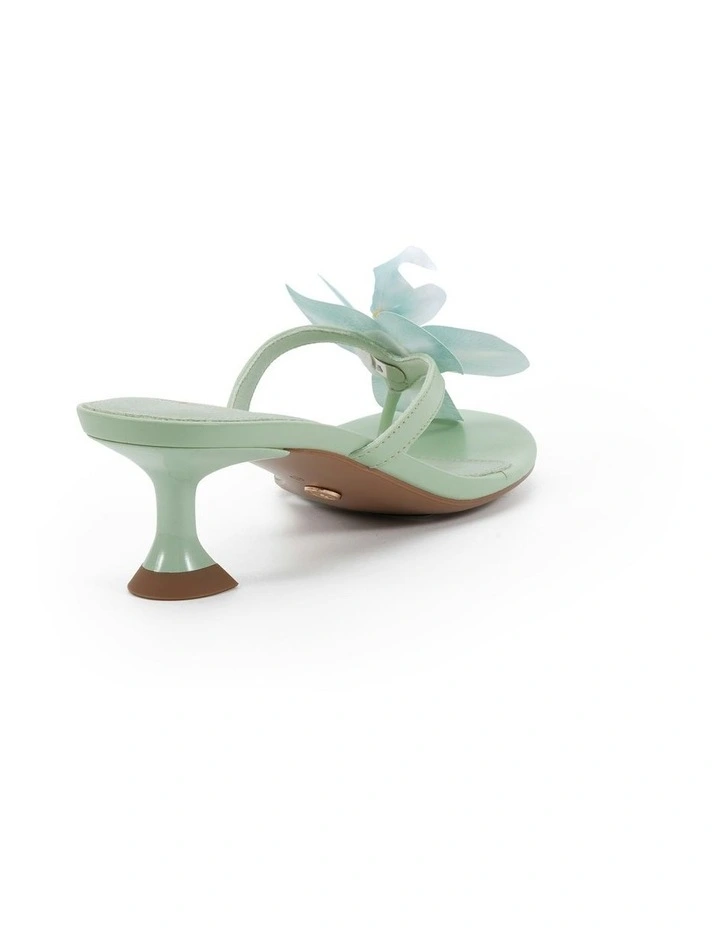 Lovesick Open Toe Heels in Matcha image 5