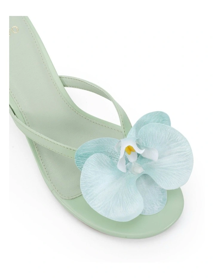 Lovesick Open Toe Heels in Matcha image 6