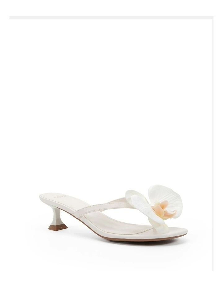 Lovesick Open Toe Heels in White image 3