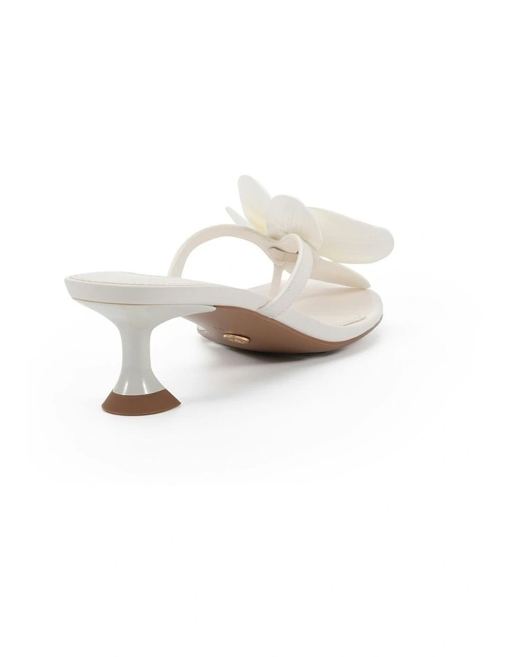 Lovesick Open Toe Heels in White image 4