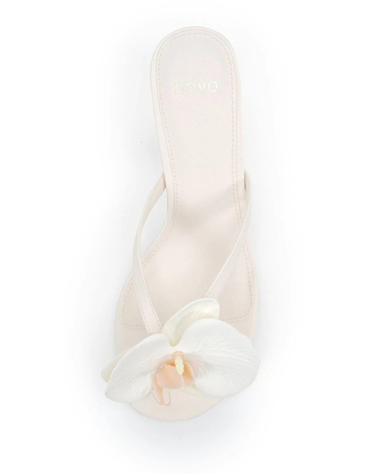 Lovesick Open Toe Heels in White image 6