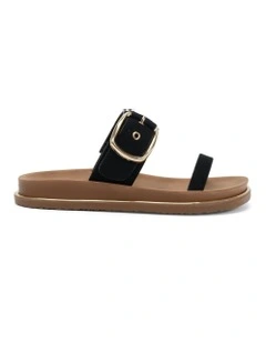 Samir Slides Sandals in Black