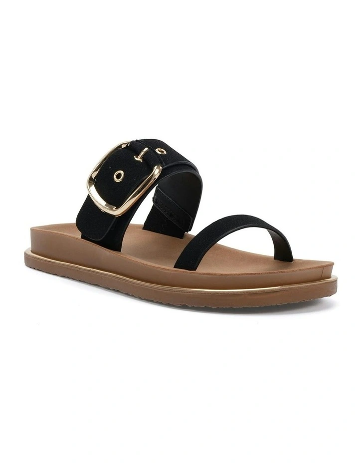 Samir Slides Sandals in Black image 2