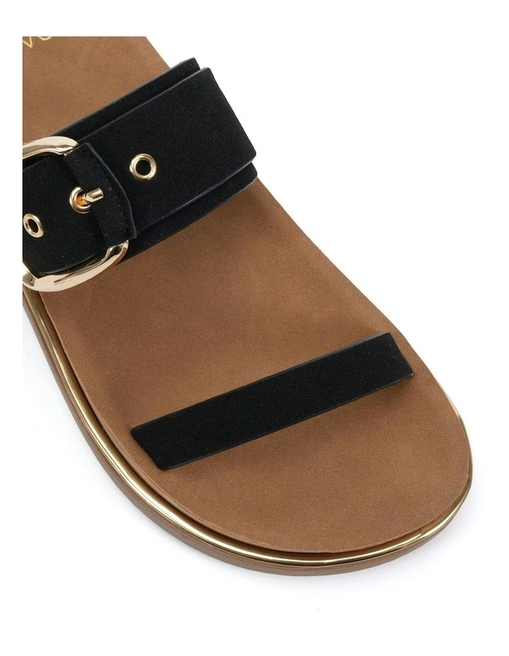 Samir Slides Sandals in Black image 4