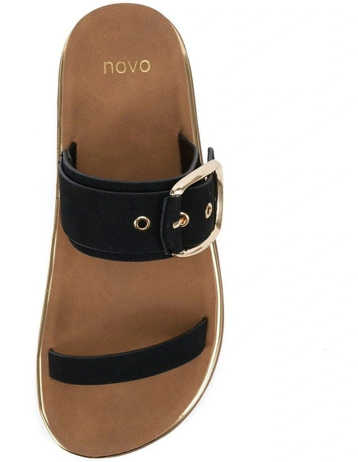 Samir Slides Sandals in Black image 5