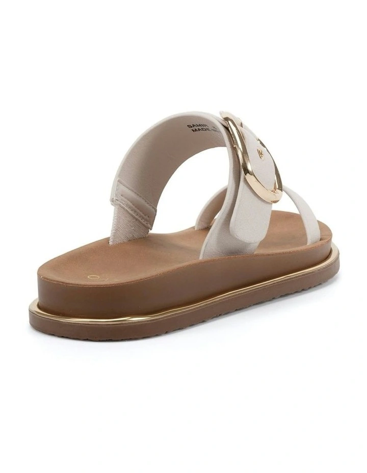 Samir Slides Sandals in White image 5