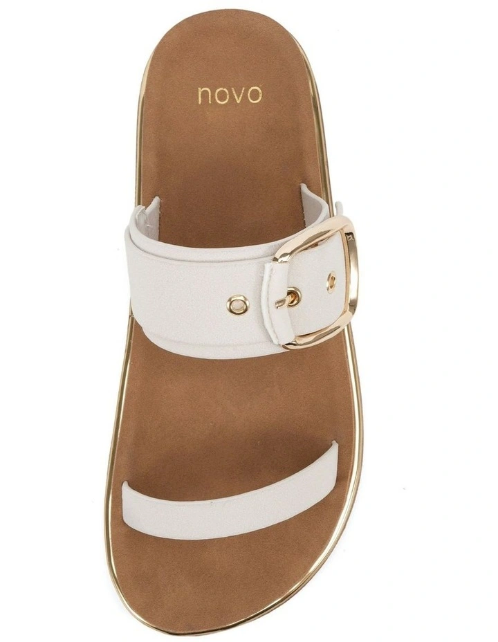 Samir Slides Sandals in White image 7